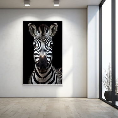 Tableau Zèbre Noir